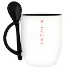 Кружка с ложкой