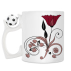 Кружка с футбольным мячиком