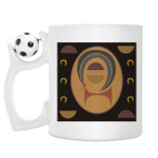 Кружка с футбольным мячиком