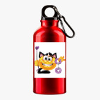 Металлическая бутылка 400 мл UV-DTF