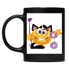 Кружка цветная UV-DTF