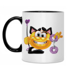 Кружка двухцветная