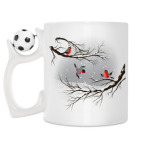 Кружка с футбольным мячиком