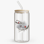 Банка с бамбуковой крышкой