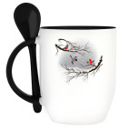 Кружка с ложкой