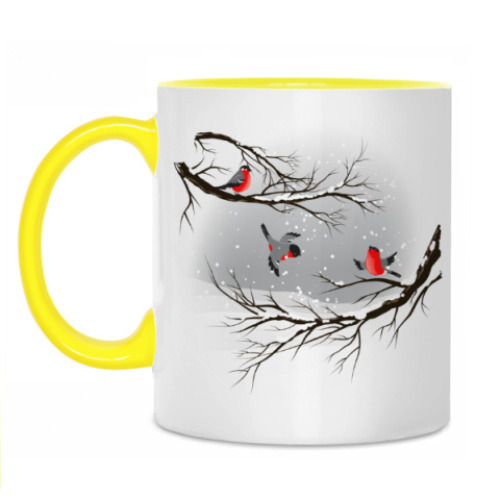 Кружка Снегири