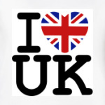 I Love UK - британский флаг