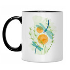 Кружка двухцветная