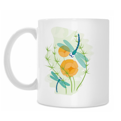 Кружка с принтом Лето