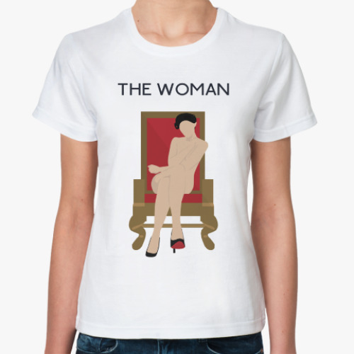 Классическая футболка с принтом Доминантка (Шерлок)