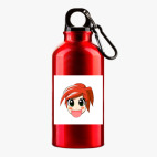 Металлическая бутылка 400 мл UV-DTF