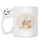 Кружка с футбольным мячиком