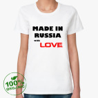 Женская футболка органик