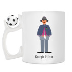 Кружка с футбольным мячиком