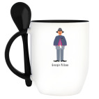 Кружка с ложкой