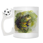 Кружка с футбольным мячиком