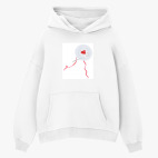 Толстовка худи оверсайз