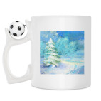 Кружка с футбольным мячиком