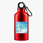 Металлическая бутылка 400 мл UV-DTF