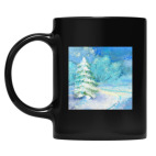 Кружка цветная UV-DTF