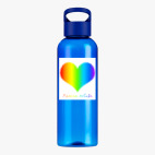 Прозрачная спортивная бутылка