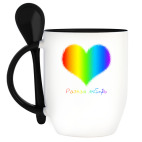 Кружка с ложкой