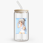 Банка с бамбуковой крышкой