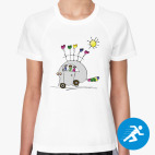 Женская спортивная футболка