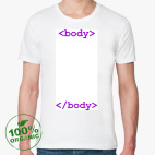 Мужская футболка органик