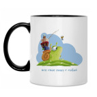 Кружка двухцветная