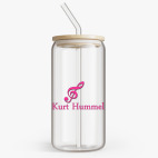 Банка с бамбуковой крышкой