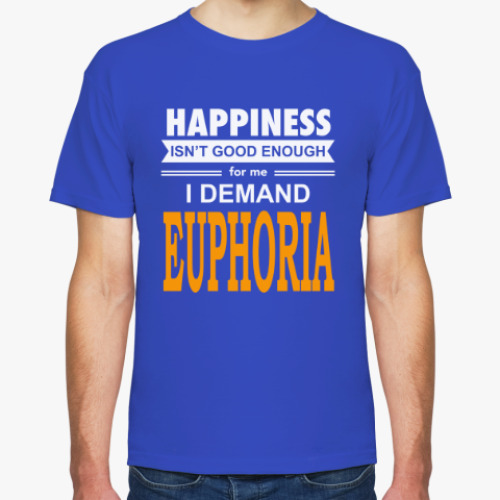 Футболка с принтом Эйфория