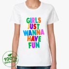 Женская футболка органик