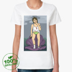 Женская футболка органик