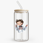 Банка с бамбуковой крышкой