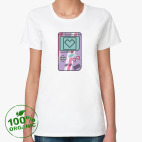 Женская футболка органик