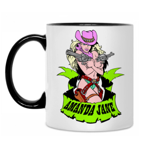 Кружка с принтом 'Amanda'