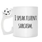 Кружка с футбольным мячиком