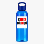 Прозрачная спортивная бутылка