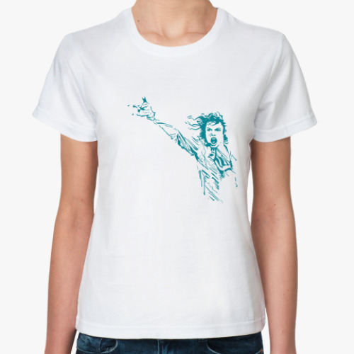 Классическая футболка с принтом Michael