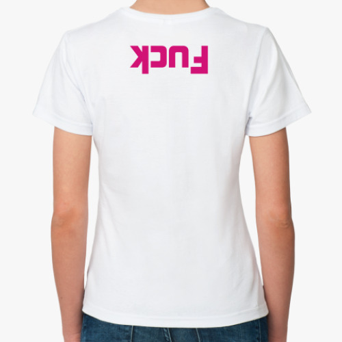 Классическая футболка с принтом BrainFucker