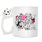 Кружка с футбольным мячиком