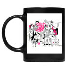 Кружка цветная UV-DTF