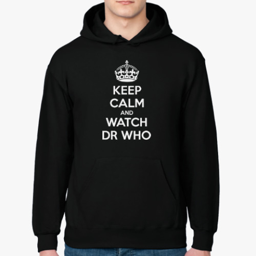 Толстовка худи KEEP CALM and WATCH DOCTOR WHO