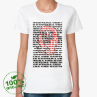 Женская футболка органик