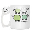 Кружка с футбольным мячиком