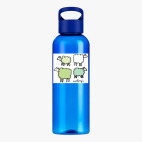 Прозрачная спортивная бутылка