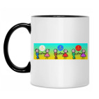 Кружка двухцветная