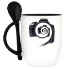 Кружка с ложкой