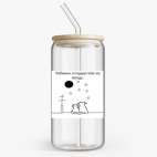 Банка с бамбуковой крышкой